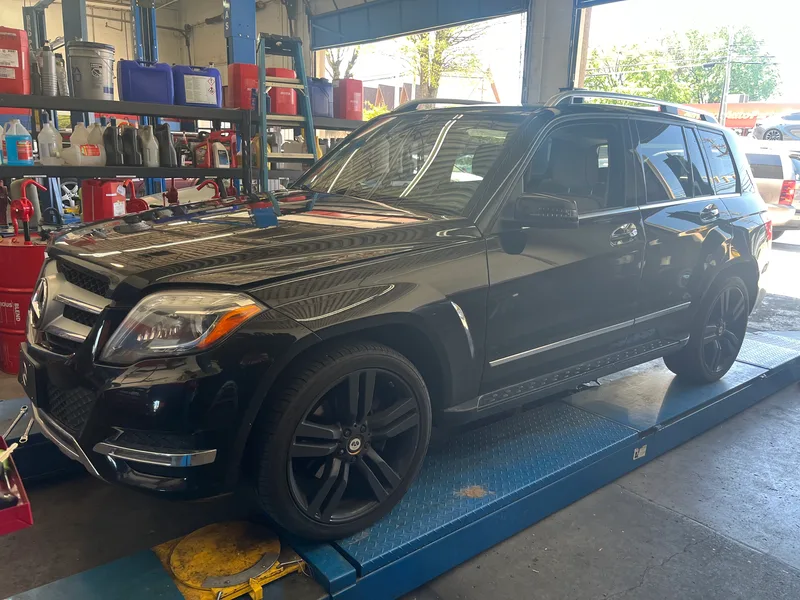 Mercedes-Benz GLK in shop