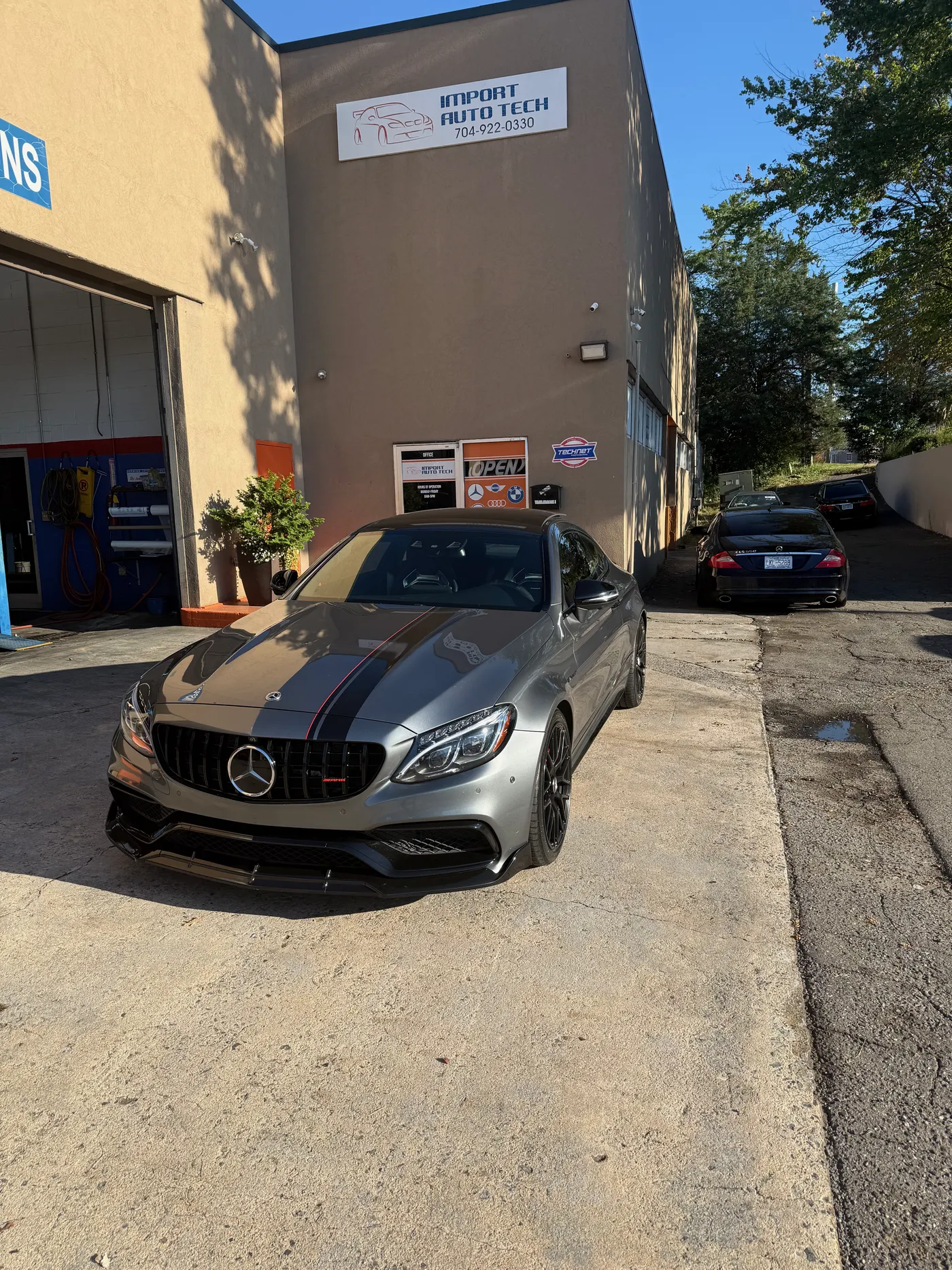 Mercedes-AMG C63 outside Import Auto Tech